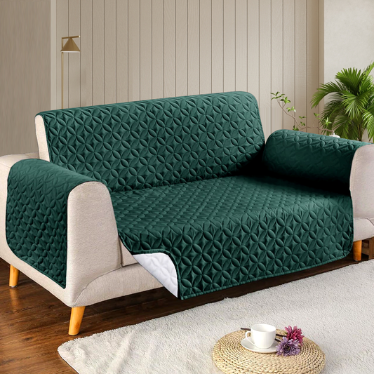 Ultrasonic Quilted Sofa Cover-Sofa Runner (Zink)