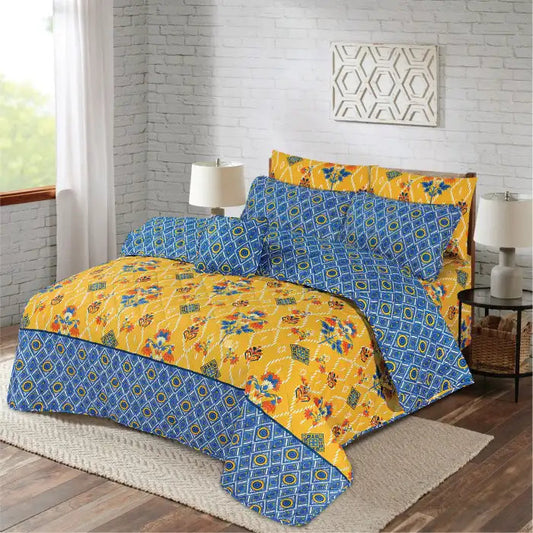 7 Pcs Quilted Comforter Set - Romeo