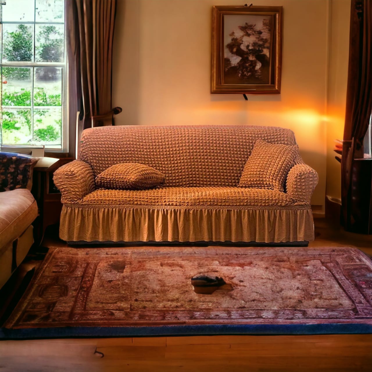 Persian Sofa Cover - Copper